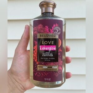 Brand new beloved love & energize vegan shower gel & bath foam